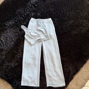 Paper Crane Blue Textured Set